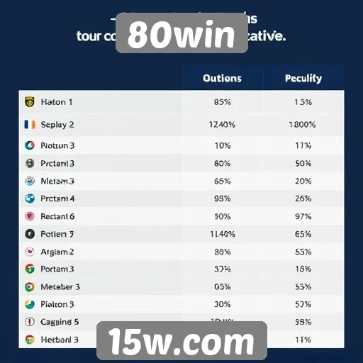 Comparativo entre 80win e outros sites de apostas